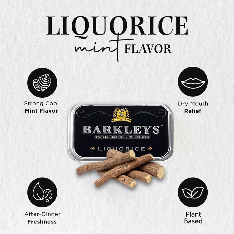 Barkleys Liquorice Candy 50g - Tastefully Intense Mints - Image 2